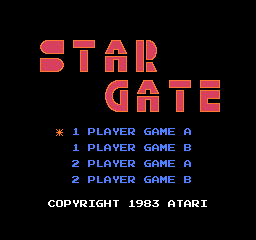 Star Gate (Japan) Title Screen